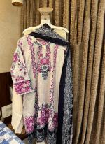 Cotton Beige Traditional Wear Printed Readymade Pakistani Suit